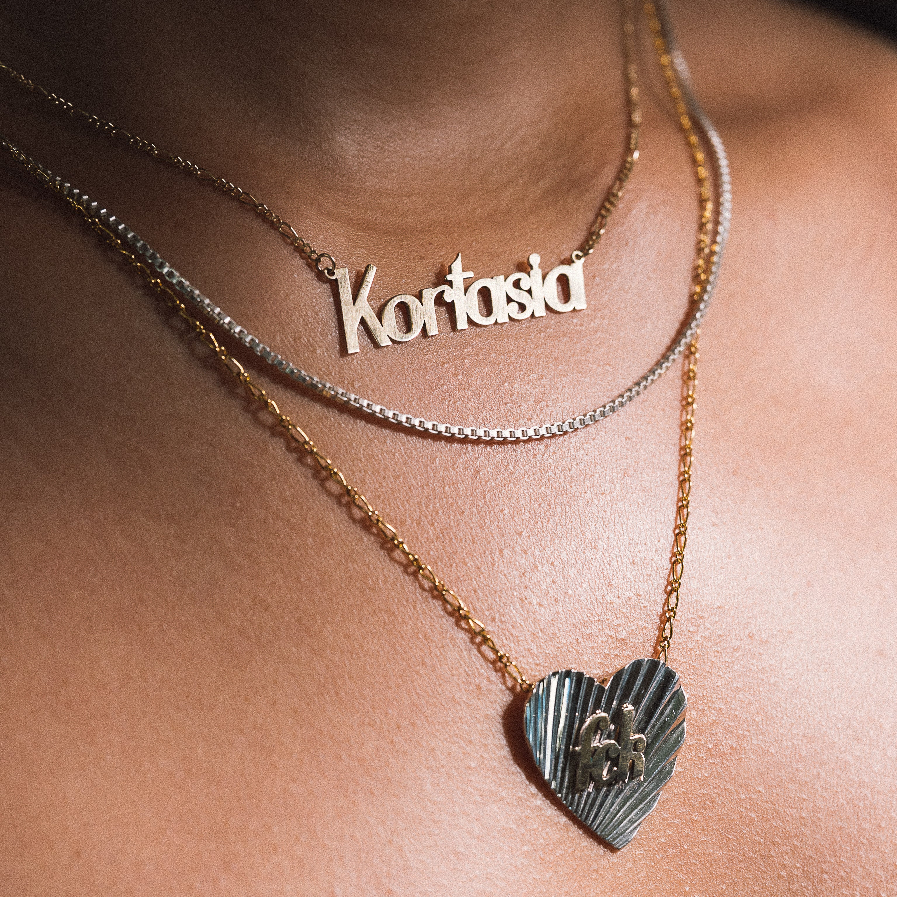 fck custom nameplate necklace